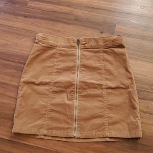 Brown miniskirt
